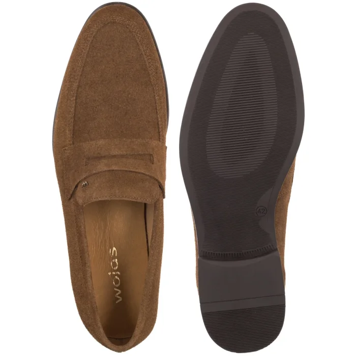 Mokasyny Wojas Brązowe 10294-63 – zdjęcie 5