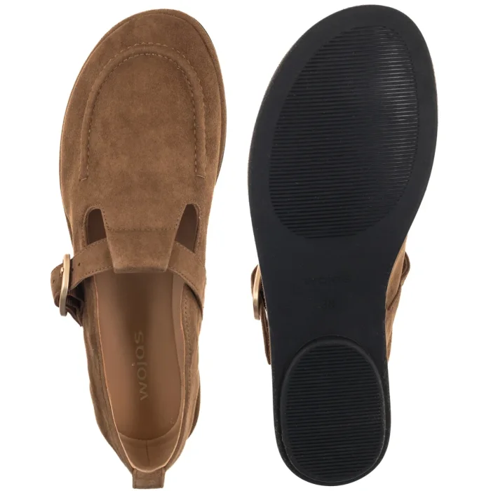 Loafersy Wojas Brązowe 46396-63 – zdjęcie 5