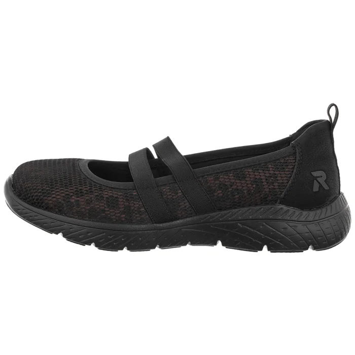 Baleriny Rieker Czarne M5075-00 Black – zdjęcie 2