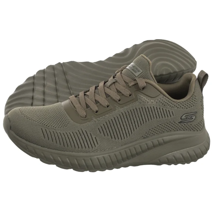 Buty Sportowe Skechers Bobs Squad Chaos - Face Off Olive 117209/OLV – zdjęcie 1