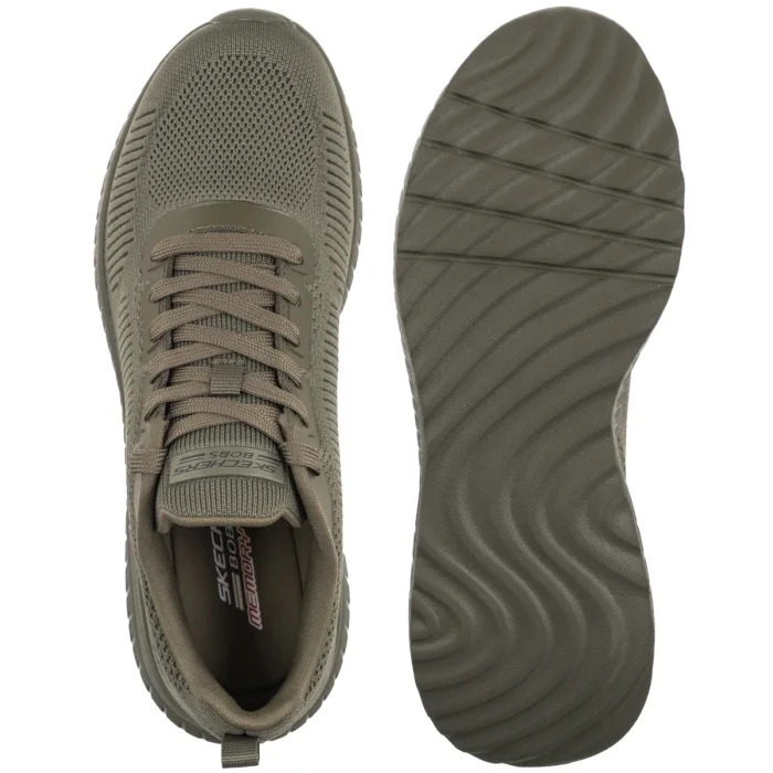 Buty Sportowe Skechers Bobs Squad Chaos - Face Off Olive 117209/OLV – zdjęcie 5