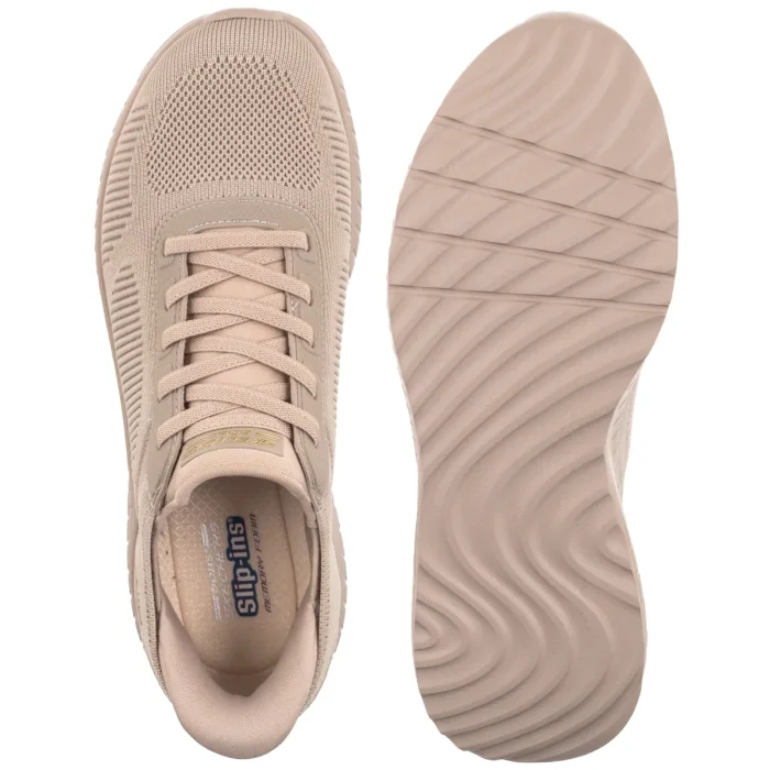 Buty Sportowe Skechers Bobs Squad Chaos Current Muse Natural 117497/NAT – zdjęcie 5