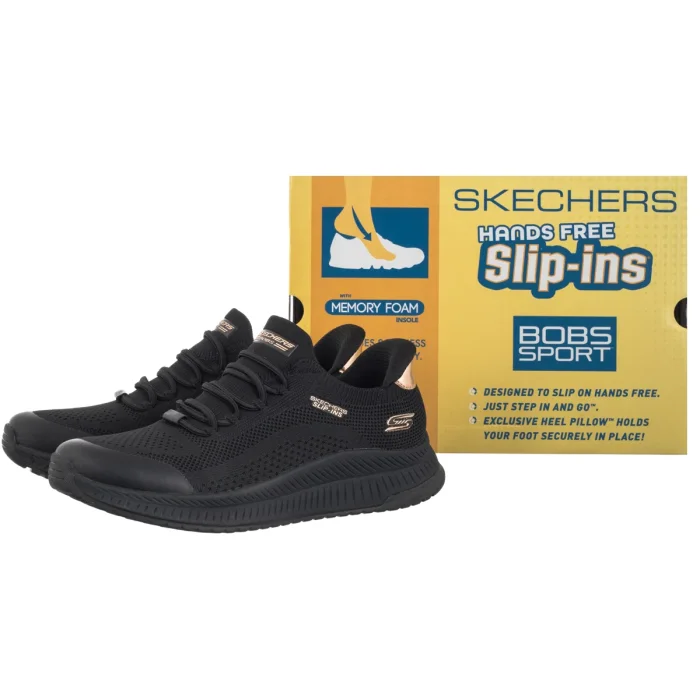 Buty Sportowe Skechers Bobs Squad 4 Dire Step Black 117743/BBK – zdjęcie 6