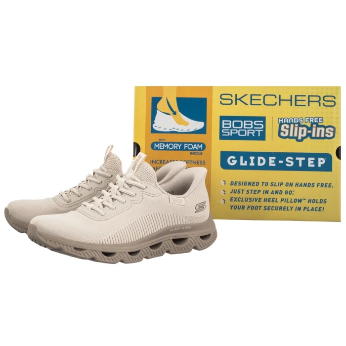 Buty Sportowe Skechers Bobs Arc Waves Natural 117629/NAT – zdjęcie 6