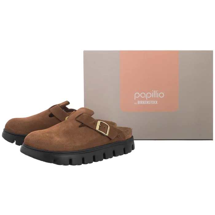 Klapki Papillio Boston Pap Chunky Dark Tea/Black 1028402 – zdjęcie 6