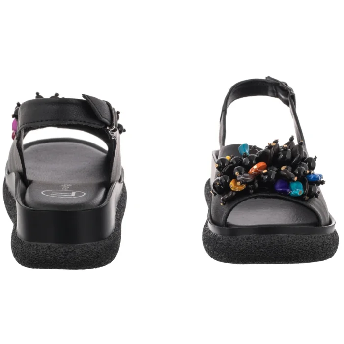 Sandały Filippo Czarne DS6983/26 BK – zdjęcie 4