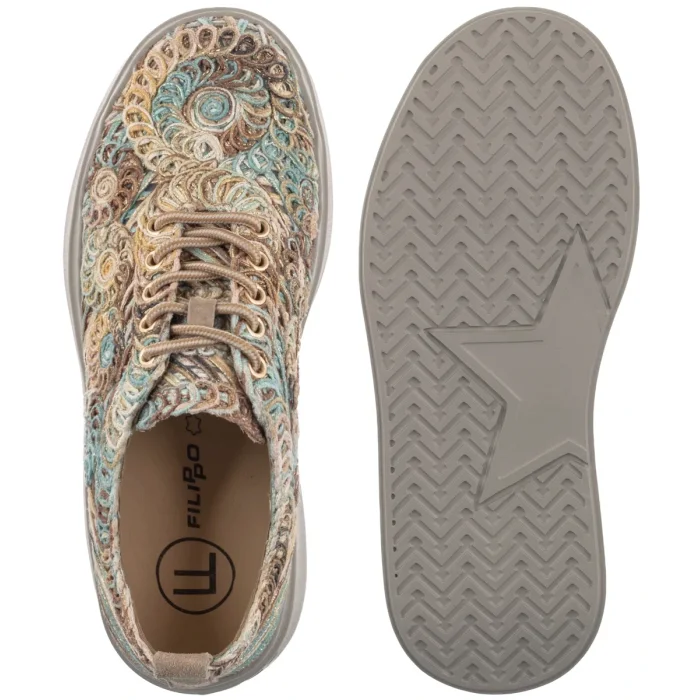 Sneakersy Filippo Pomarańczowe/Beżowe DP7799/26 OR – zdjęcie 5