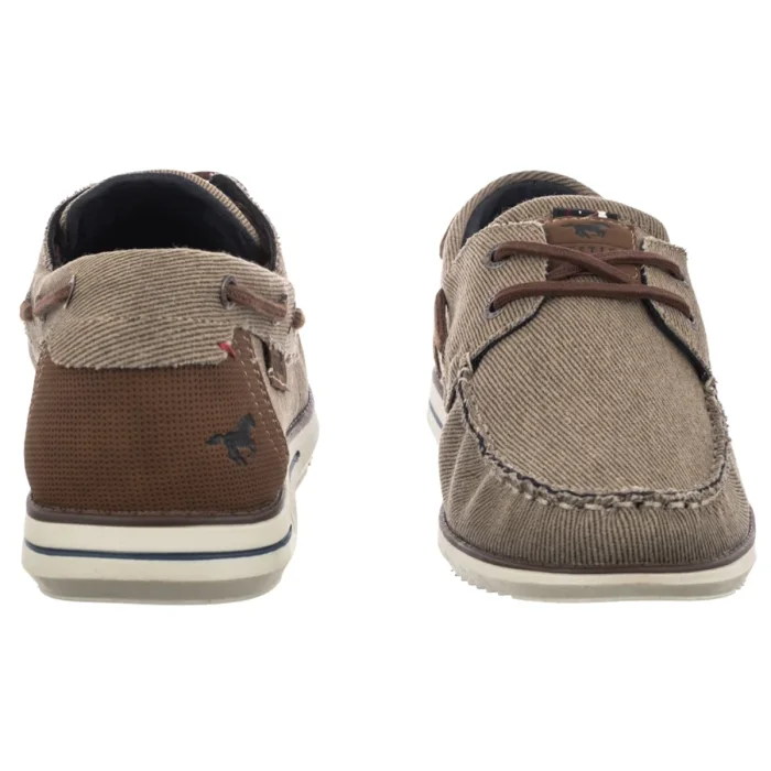 Mokasyny Mustang Szare 26M0051001 – zdjęcie 4