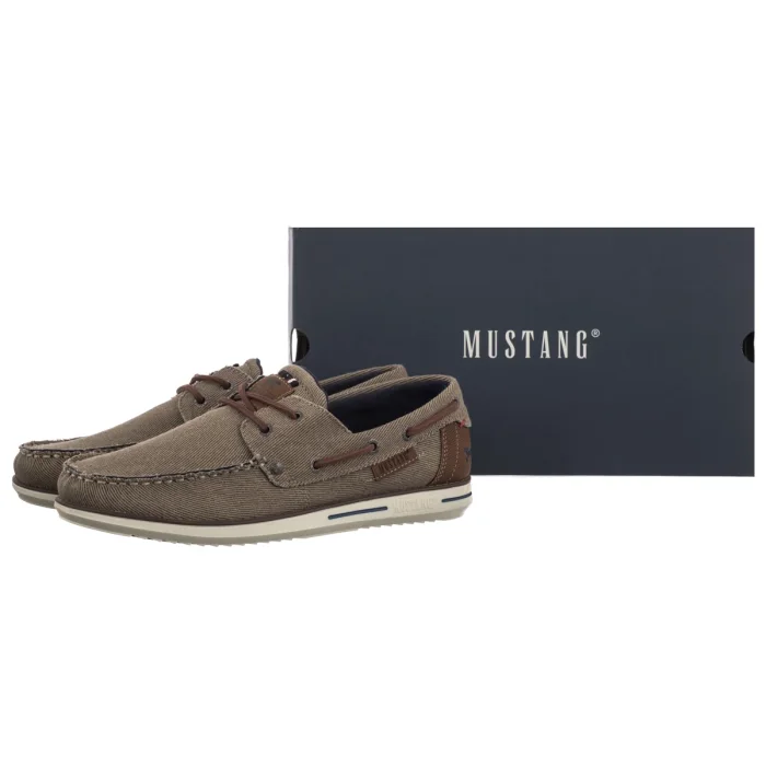 Mokasyny Mustang Szare 26M0051001 – zdjęcie 6