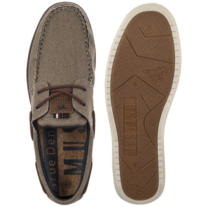 Mokasyny Mustang Szare 26M0051001 – zdjęcie 5