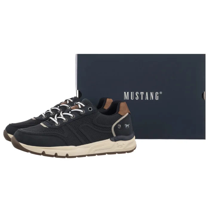Sneakersy Mustang Granatowe 15M0051005 – zdjęcie 6