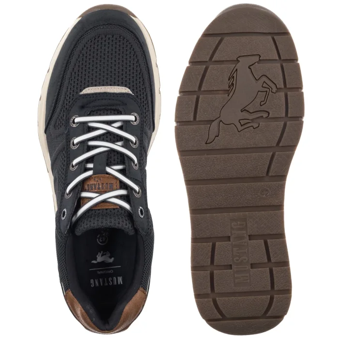 Sneakersy Mustang Granatowe 15M0051005 – zdjęcie 5