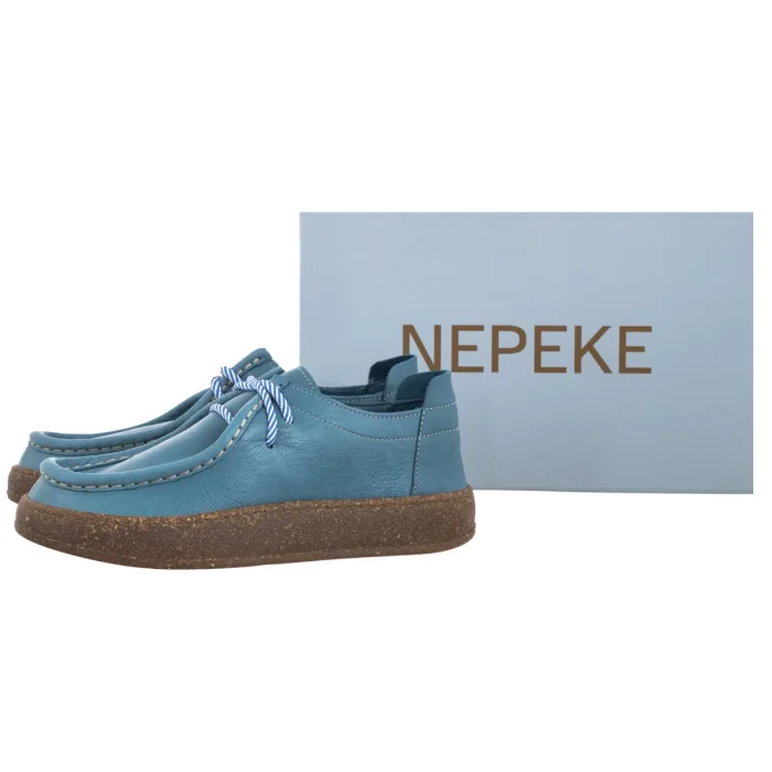 Mokasyny Nepeke Edita Blue Jeans Leather – zdjęcie 6