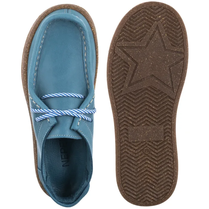 Mokasyny Nepeke Edita Blue Jeans Leather – zdjęcie 5