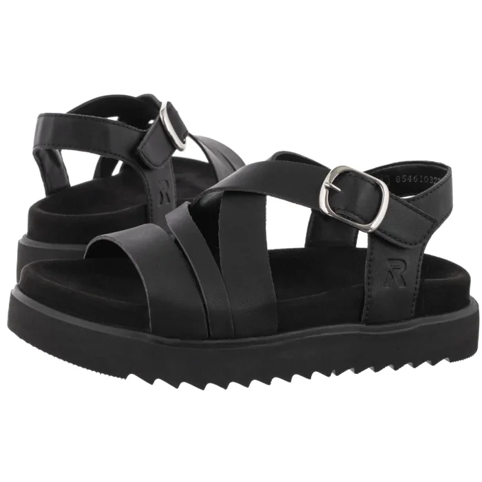 Sandały Rieker Czarne V5663-00 Black – zdjęcie 1