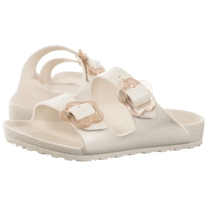 Klapki Birkenstock Arizona Flower Eva Kids Eggshell 1031291 – zdjęcie 1