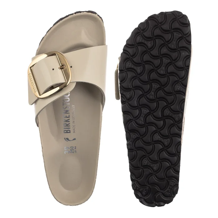 Klapki Birkenstock Madrid Big Buckle High-Shine Oyster 1031823 – zdjęcie 5