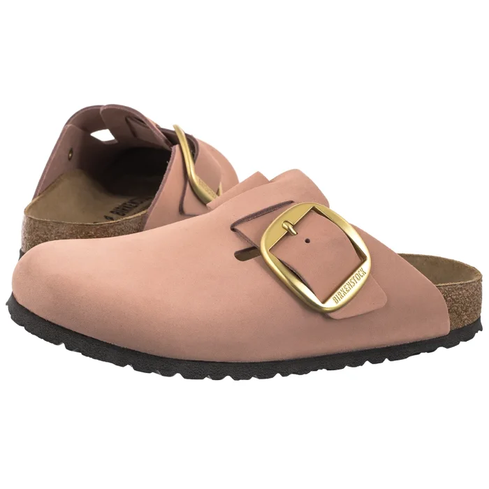Klapki Birkenstock Boston Big Buckle Soft Pink 1031883 – zdjęcie 1