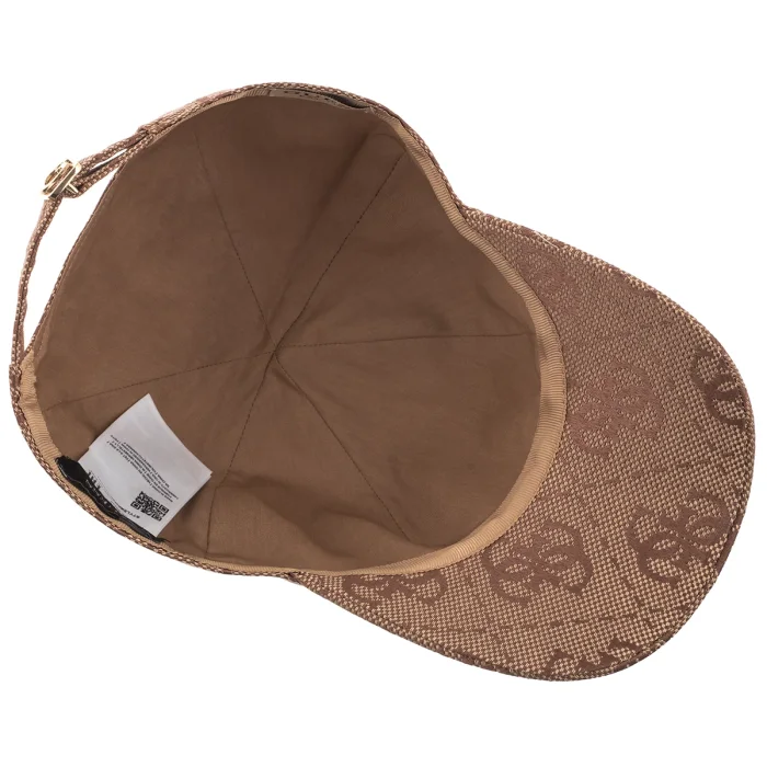 Czapka z daszkiem Guess Jeanie Jcq Mcr Allvr Bsbll Cap AW5503 POL01 Ltl – zdjęcie 3
