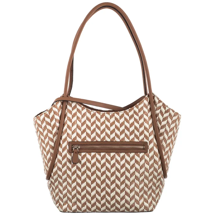 Torebka Guess Tessi 2 in 1 Tote HWWG76 91230 Cognac Multi – zdjęcie 2
