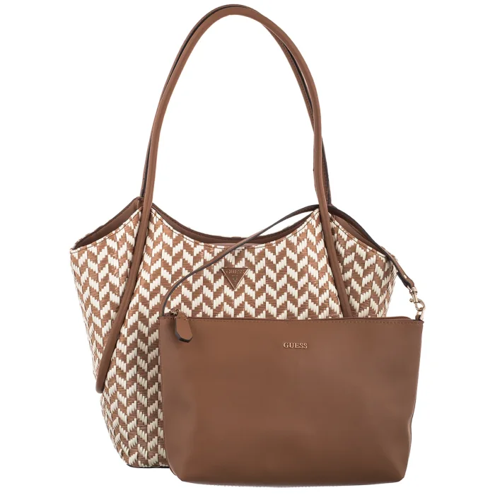 Torebka Guess Tessi 2 in 1 Tote HWWG76 91230 Cognac Multi – zdjęcie 5