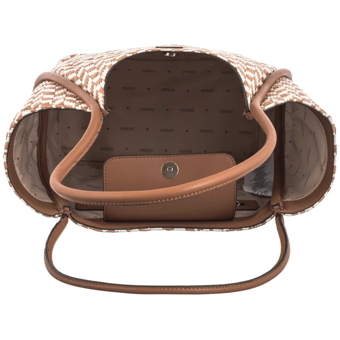 Torebka Guess Tessi 2 in 1 Tote HWWG76 91230 Cognac Multi – zdjęcie 6