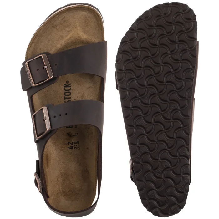 Sandały Birkenstock Milano BS Oiled Leather Habana 0034871 – zdjęcie 5