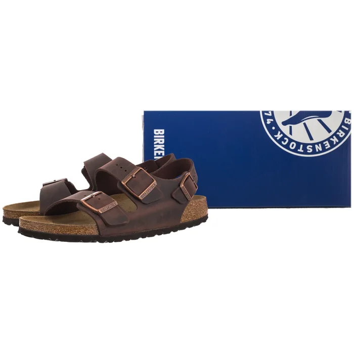 Sandały Birkenstock Milano BS Oiled Leather Habana 0034873 – zdjęcie 6