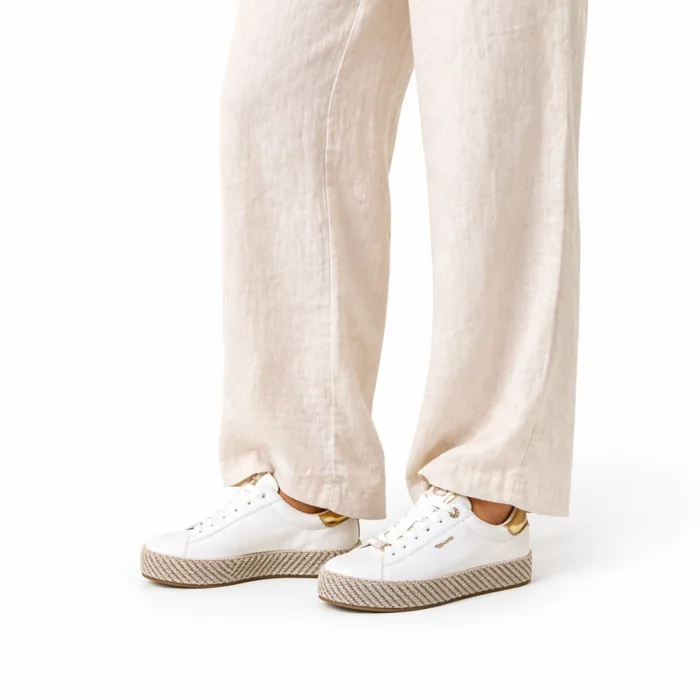 Półbuty Tamaris Białe 1-23713-42 190 White/Gold – zdjęcie 2