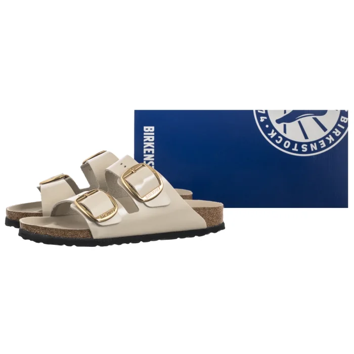 Klapki Birkenstock Arizona Big Buckle High-Shine Oyster 1031873 – zdjęcie 6
