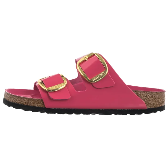 Klapki Birkenstock Arizona Big Buckle High-Shine Fuchsia Tulip 1031856 – zdjęcie 2