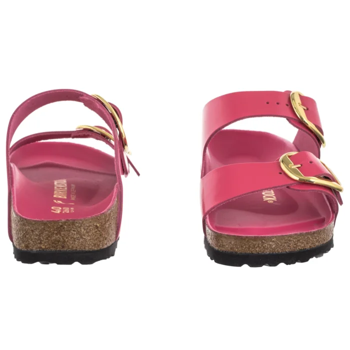 Klapki Birkenstock Arizona Big Buckle High-Shine Fuchsia Tulip 1031856 – zdjęcie 4
