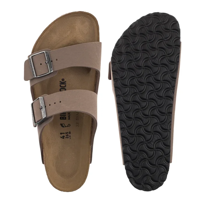 Klapki Birkenstock Arizona BS Nubuk Gray Taupe 1032019 – zdjęcie 5
