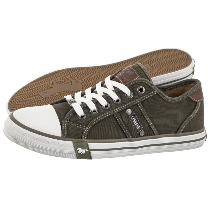 Trampki Mustang Khaki 26M0151005 – zdjęcie 1