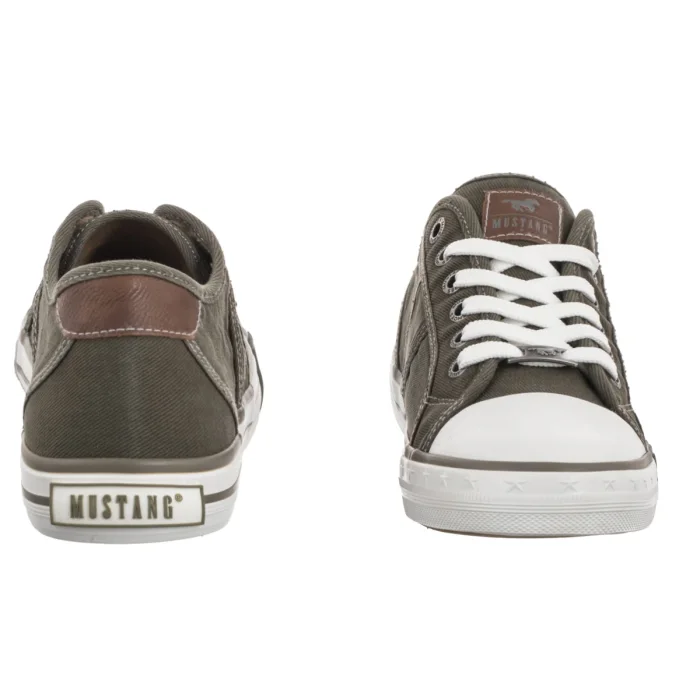 Trampki Mustang Khaki 26M0151005 – zdjęcie 4
