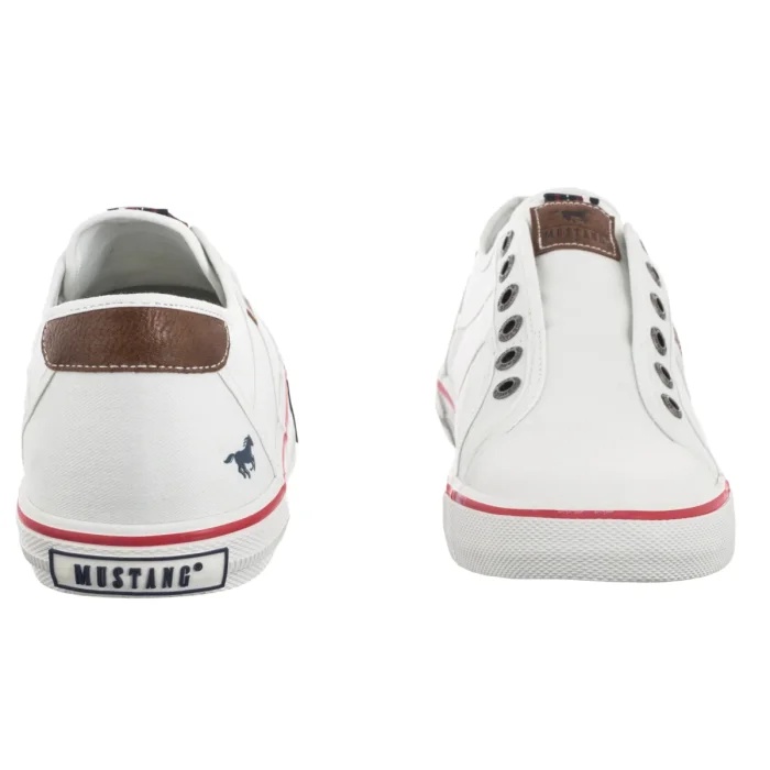 Trampki Mustang Białe 26M0211005 – zdjęcie 4