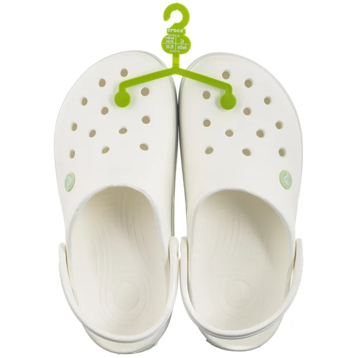 Klapki Crocs Crocband White/Serene Green 11016-1YL – zdjęcie 6