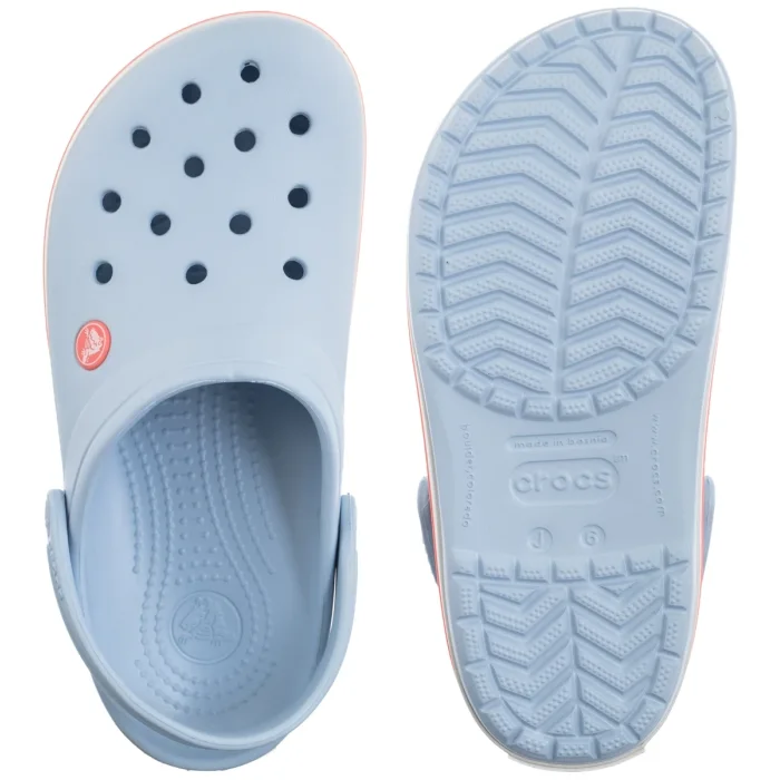 Klapki Crocs Crocband Clog K Blue Frost/Guava 207006-4XQ – zdjęcie 5