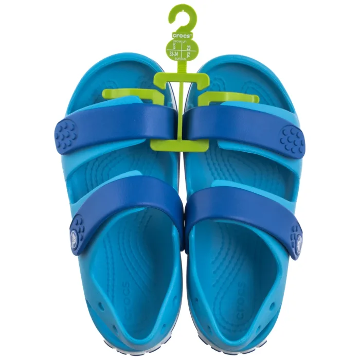 Sandałki Crocs Crocband Cruiser Sandal K Venetian/Blue Bolt 209423-4MO – zdjęcie 6