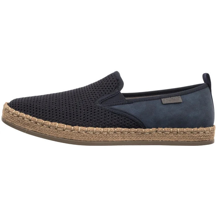 Półbuty Rieker Granatowe B2661-14 Blue – zdjęcie 2