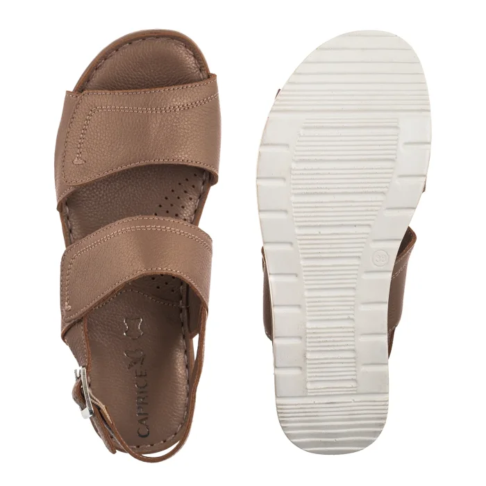 Sandały Caprice Brązowe 9-28153-42 310 Taupe Perlato – zdjęcie 5