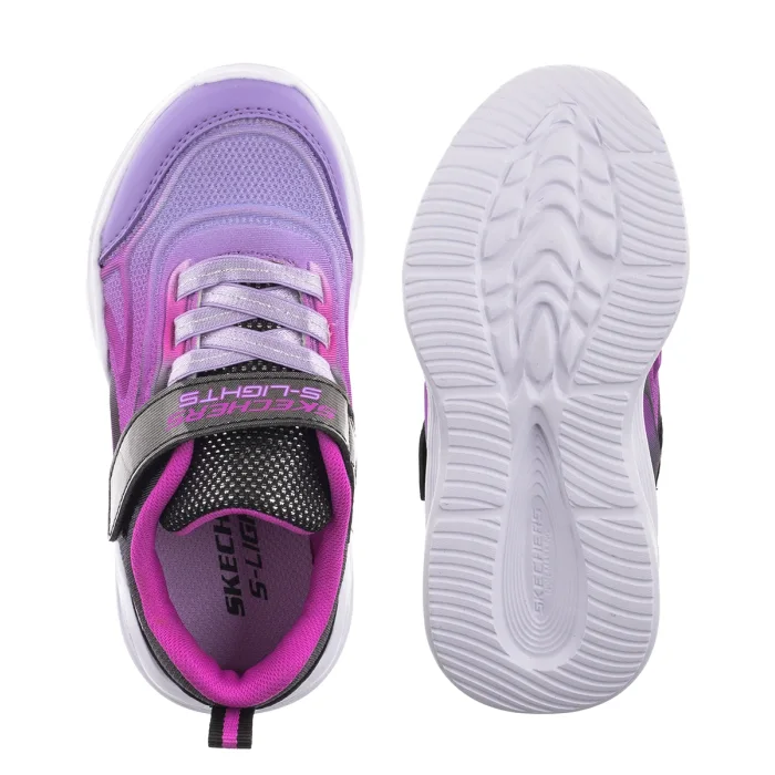 Buty Skechers S Lights Sola Glow Color Breeze Black/Multi 303713N/BKMT – zdjęcie 5