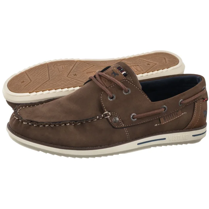 Mokasyny Mustang Brązowe 26M0051002 – zdjęcie 1