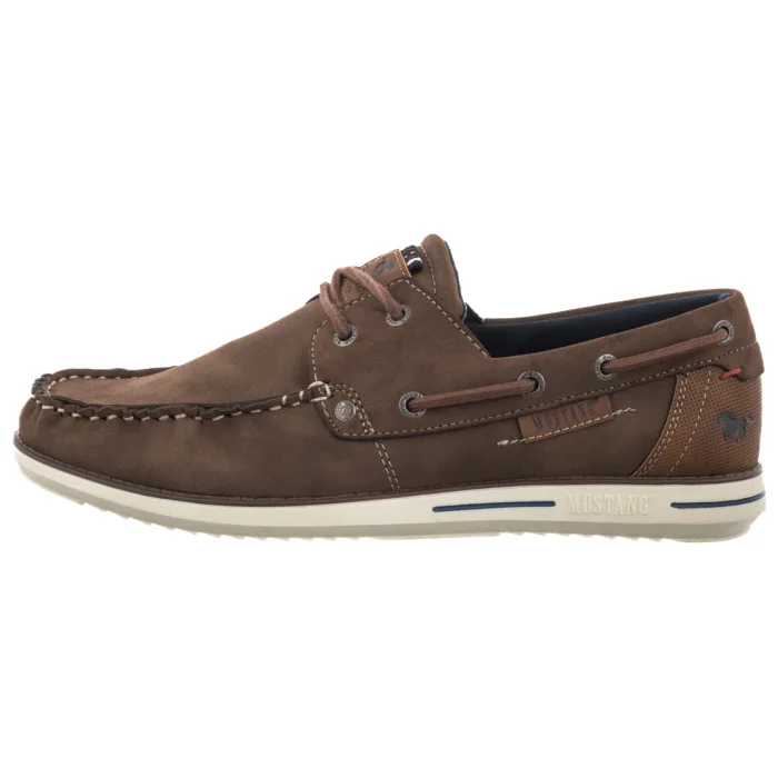 Mokasyny Mustang Brązowe 26M0051002 – zdjęcie 2