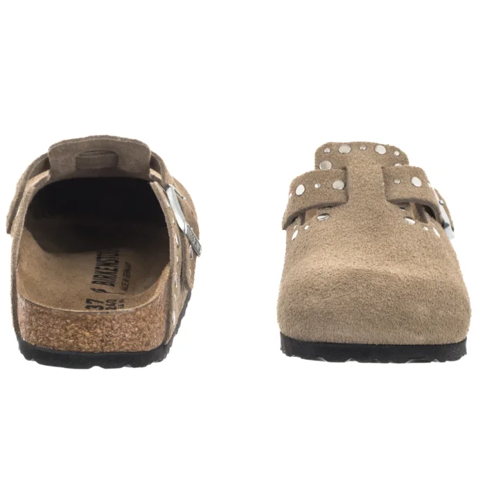 Klapki Birkenstock Boston Rivet Border Taupe 1030418 – zdjęcie 4