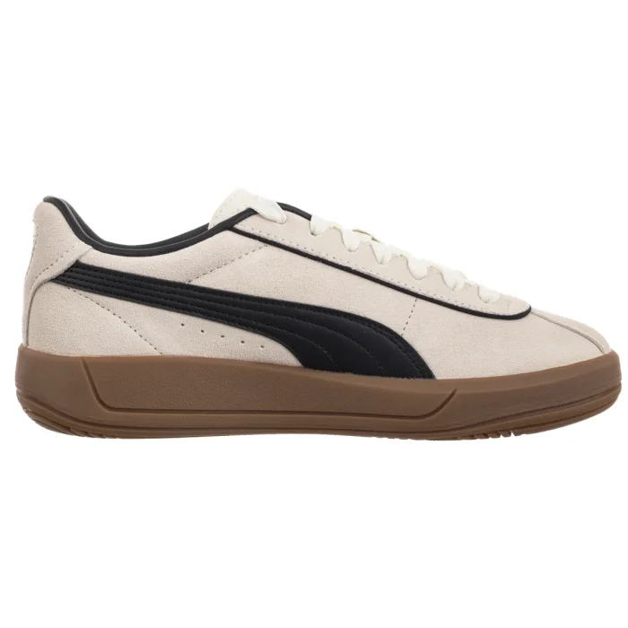 Sneakersy Puma Club Klassika SD Warm White Black Gold 400718-01 – zdjęcie 3