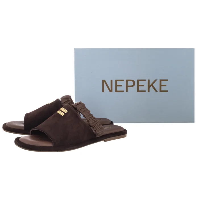Klapki Nepeke Edisa Brown – zdjęcie 6