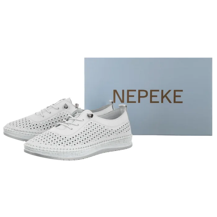 Półbuty Nepeke Christos White  – zdjęcie 6
