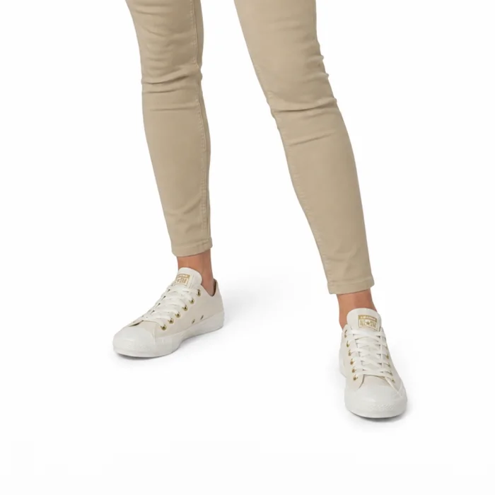 Trampki Converse CTAS Ox Egret/Egret/Gold A13814C – zdjęcie 2