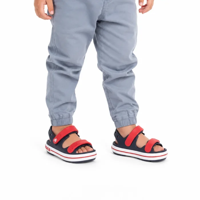 Sandałki Crocs Crocband Cruiser Sandal Navy/Varsity Red 209424-4OT – zdjęcie 2